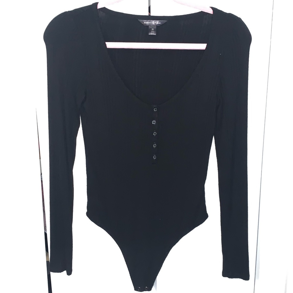 Black Thong Bodysuit